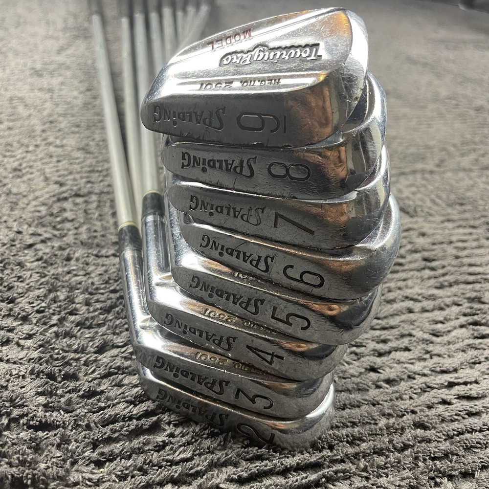 Spalding Touring Pro Iron Set 2-3-4-5-6-7-8-9 8 Clubs Alumishaft Power Action RH